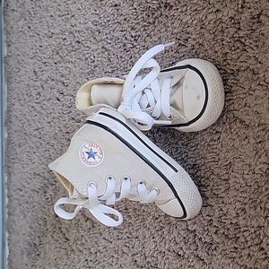 Baby size 3 high top converse light gray